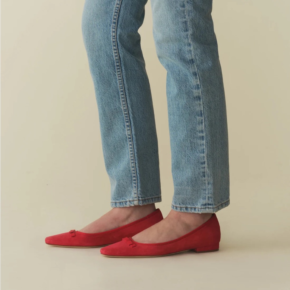 Doen Odette Flats in Rogue Suede EU 40